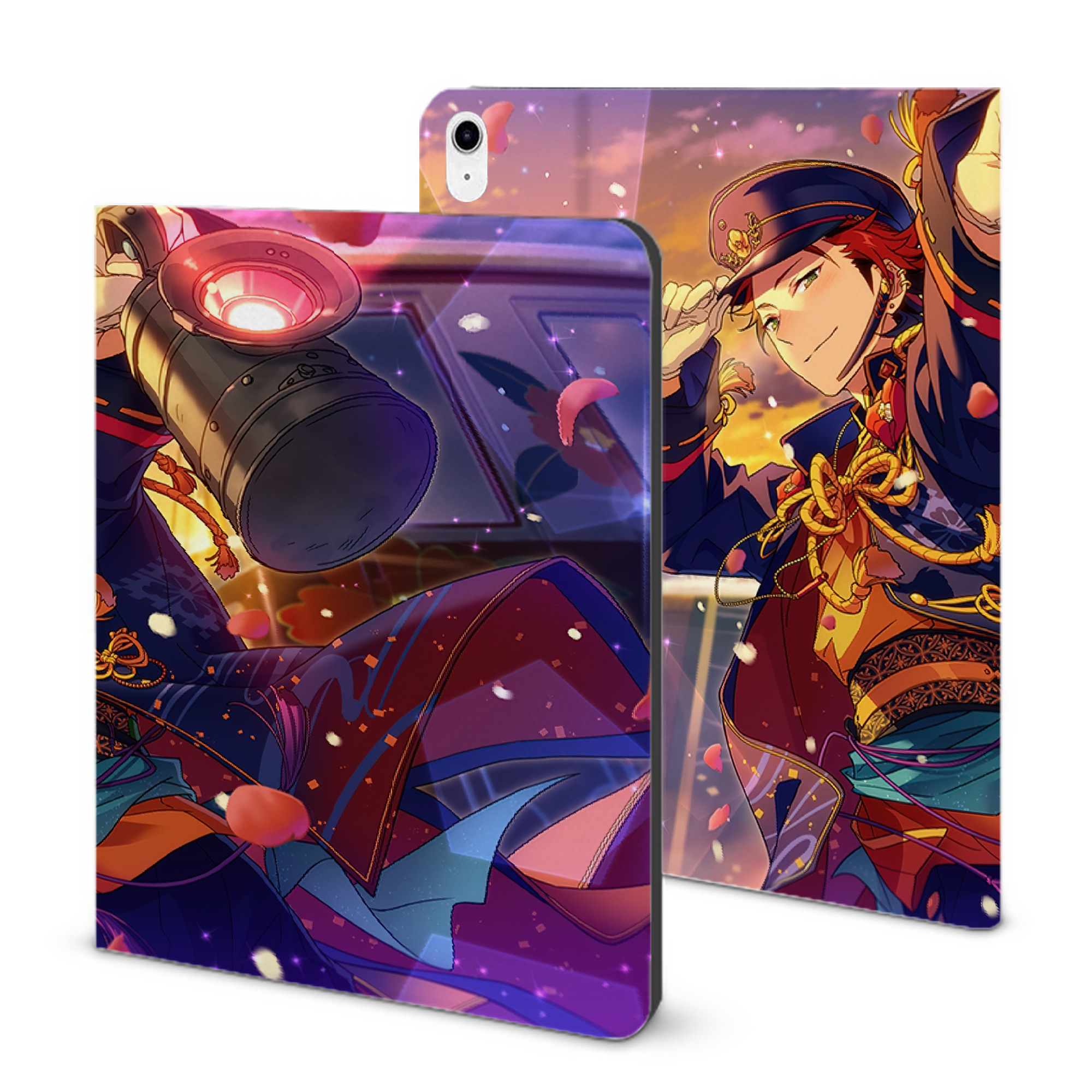 （画像用） あんさんぶるスターズ! Ensemble Stars IPad ケース ブック型 PUレザー TPU 耐衝撃 軽量 薄型 ペン収納なし 全面保護 IPad 各モデル対応